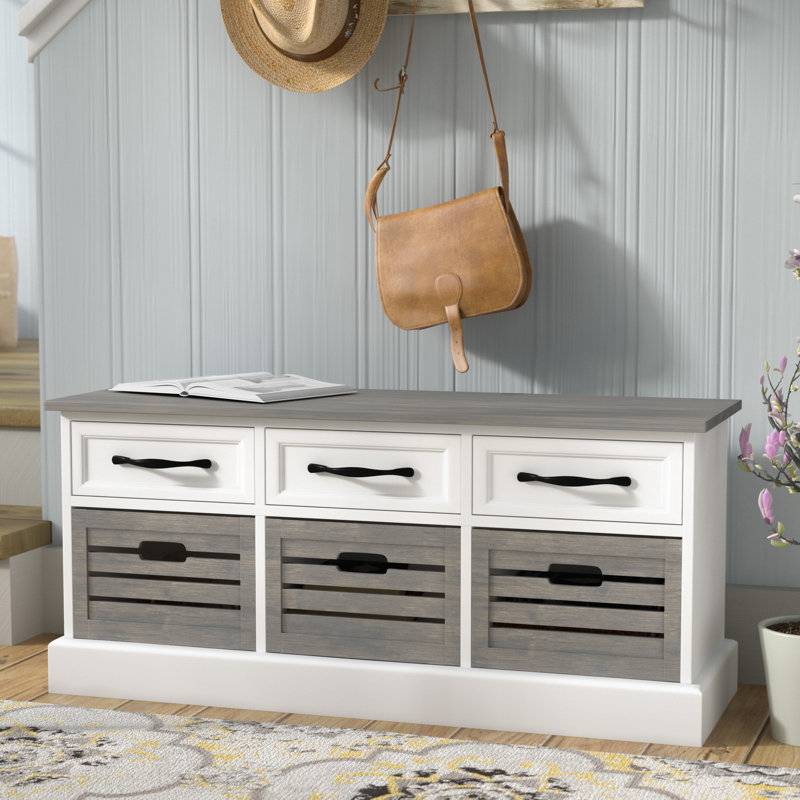 Laurel Foundry Modern Farmhouse Sarrant Wood Storage Bench & Reviews